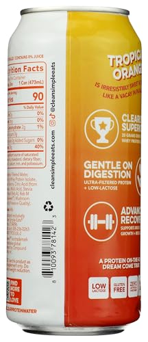 CLEAR PROTEIN TOPICAL ORANGE 16 OZ CAN – 12 PACK