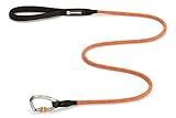 RUFFWEAR - Knot-a-Leash Reflective Dog Leash with Carabiner, Pumpkin Orange, Large