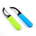 LEMCASE Fruit & Vegetable Peelers with Colorful Silicone Handle and Stainless steel Blades [Serrated, Straight, Julienne Blades] - Green, Purple, Blue