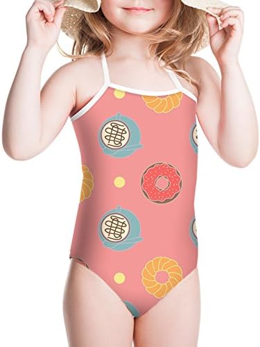 STARTERY Kid's Cute One Piece Beach Swimsuit Bathing Suit for Girls Toddler 2-8T
