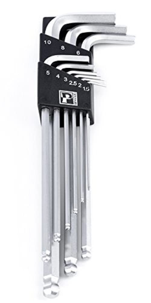 Pedro's Unisex Adult 9 piece L Hex Set 9 piece L Hex Set - Silver,.