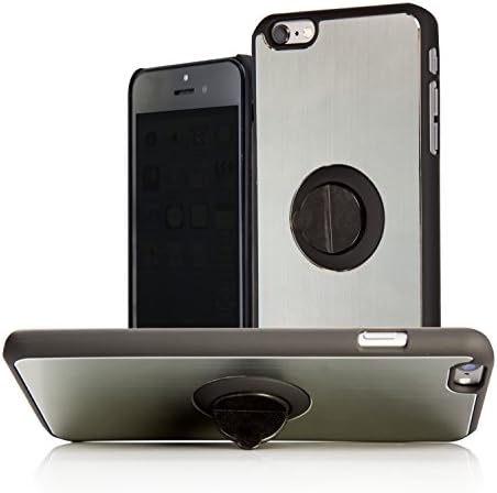 iPhone 6 Plus Case with Integrated Antimicrobial Screen Cleaner - Gwee Button Phone Case - Built in Kickstand - Multiple Colors Available