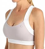 Moving Comfort Women's UpLift Crossback C/D Sterling/White Sports Bra XL (US 16-18)