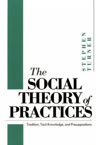 The Social Theory of Practices: Tradition, Tacit Knowledge, and Presuppositions