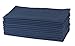 COTTON CRAFT Cloth Napkins - Set of 12 Solid Color Cotton Everyday Lunch Dinner Napkin - Fall Harvest Christmas Holiday Birthday Party Gift Soft Washable Reusable Napkin - Oversized 20x20 - Navy Blue
