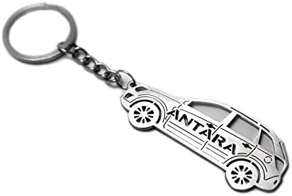 Keychain With Ring For Opel Antara Steel Key Pendant Chain Automobile Gift Car Design Accessories Laser Cut Home Key