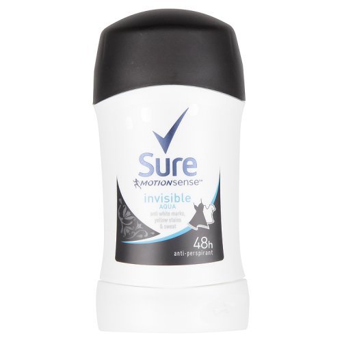 Sure Women Invisible Aqua AntiPerspirant Deodorant Stick, 40 ml