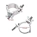 GBGS 4 Pack O Clamp 2 Inch Lighting Mount for Stage Lighting Moving Head Light Par Light Spotlight Aluminum Alloy Finish 220lbs