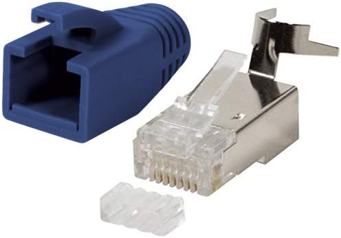 Odedo® Crimp Connector pack of 10 Blue Cat. 7, 7 A