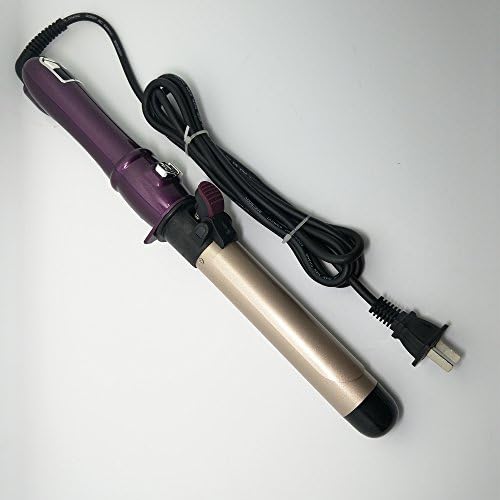 Vieschen Auto Hair Curler 360 Degree Rotation Titanium Styling Iron Digital Temperature Controller Ceramic Hair Tool (32MM)