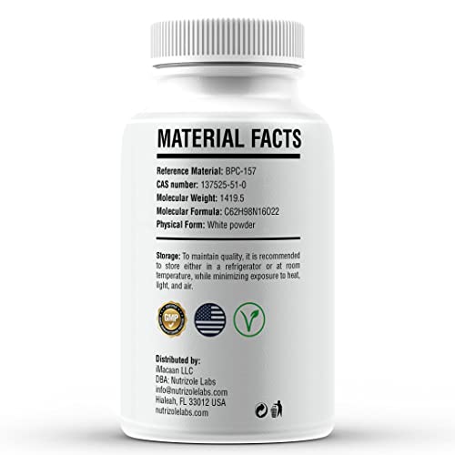 Nutrizole Labs BPC-157-90 Veggie Caps, 1000mcg per Cap, Premium Quality  Compound in Kenya | Whizz Lab & Scientific Products