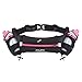Fitletic Hydration Running Belt With Water Bottles For Men & Women – 2 Quick Flow 8oz Running Water Bottles, Patented Bounce Free Design, Water Resistant Pouch Fits All Phones – Hydra 16