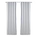 Deconovo Blackout Curtains, Thermal Insulated, W52 x L95 2 Panels, Back Tab, Machine Washable, Room-Darkening Drapes for Bedroom/Living Room Star White
