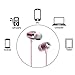 Earbuds,E&jing Earphones In Ear with In-line Mic and Remote Control Wired Headphones 3.5mm Jack Stereo Noise Cancelling Headphones Deep Bass (Rose Gold)