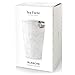 Tea Forte Kati Cup Blanche, Ceramic Tea Infuser Cup with Infuser Basket and Lid for Steeping Loose Leaf Tea