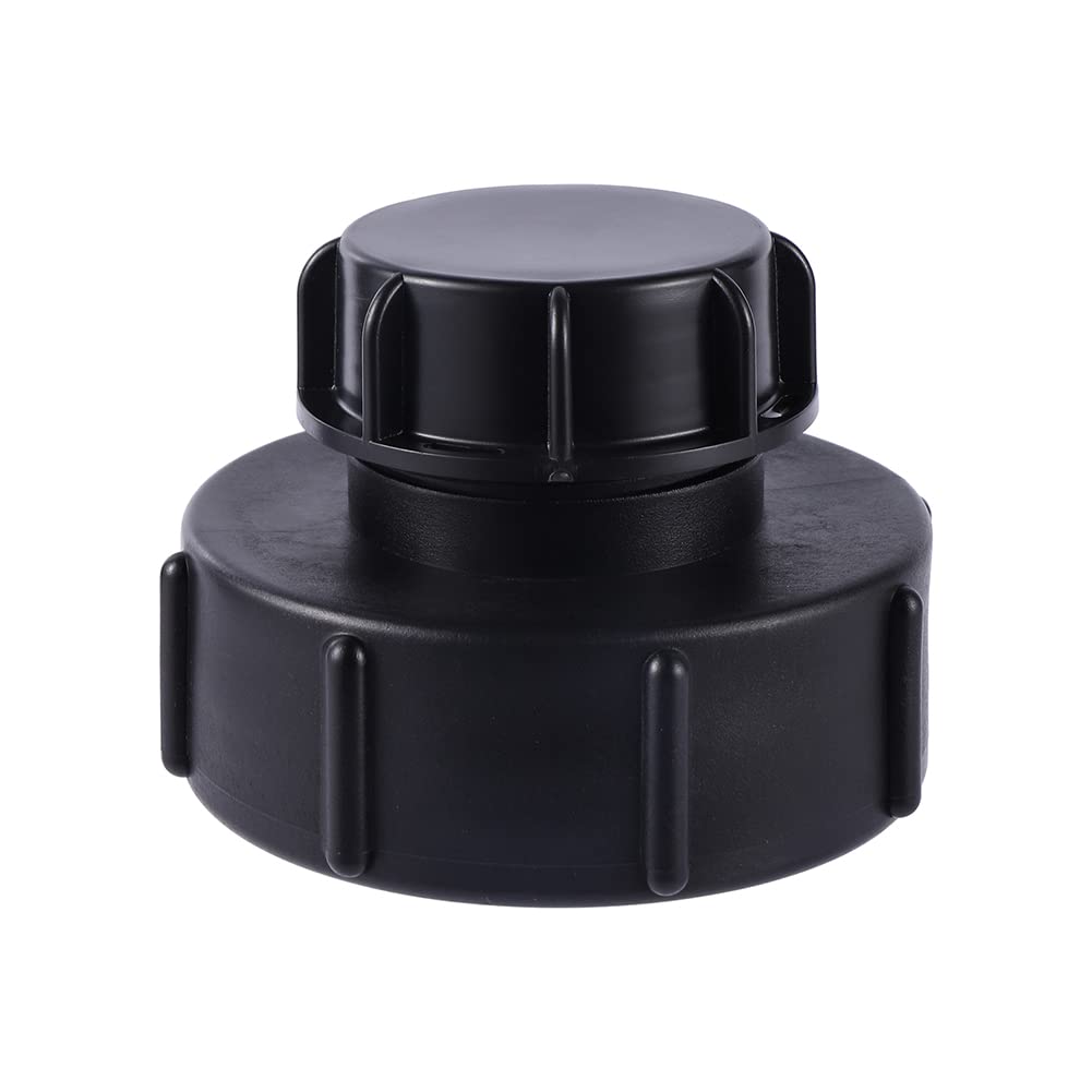 FOGWOWO IBC Tank Adapter S100 x 8 to Reduce S60 x 6 Coarse Thread with Tank Cover End Cap Garden Hose Tap Adapter Fittings Tools for Rainwater Tank Barrel Valve