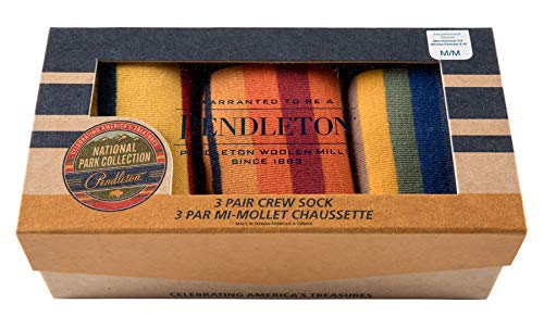 Pendleton Men's 3-pack National Park Socks Gift Box
