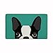 CANDY HOUSE Indoor Super Absorbs Mud Boston Terrier Doormat for Front Door Inside Floor Dirt Mats Non-Slip Entrance Rug 23.6