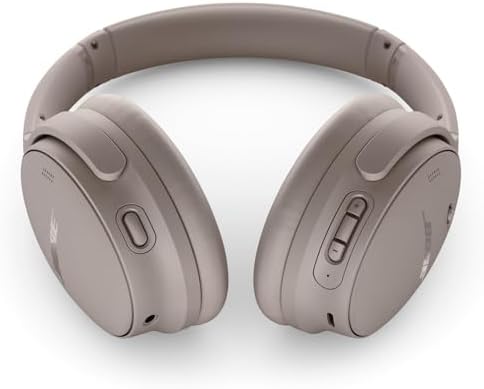 QuietComfort Kabellose Kopfhörer mit Mikrofon und Noise-Cancelling, Bluetooth Over-Ear-Kopfhörer mit Noise-Cancelling, bis 24 Stunden Akkulaufzeit, Sandstein - Limited Edition