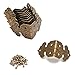 ZXHAO 25mm/0.98 inch Decorative Box Corner Protectors Vintage Style Edge Cover Engraved Designs Vintage 10pcs (Antique brass)