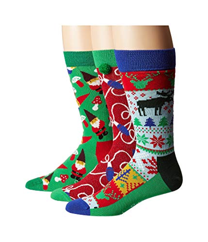 Happy Socks Men's Holiday Tree Gift Box Multi Men's Shoe Size 10-13