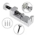 Watch Repair Kit,Watchband Tool, Watch Band Strap Link Pin Remover Repair Tool Kit 3 Extra Pins, 3 Pin Punches, 1 Watch Band Holder, 1 Dual Head Hammer, 1 Spring Bar Tool with 6 Tips