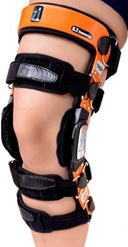 Braceit K.2 Comfortline Knee Brace (S4 (T=17-18.5//C=15-16.5), ORANGE) by Z1