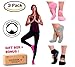 LUCKAYA 3 Pairs Anti-Slip Socks for Yoga Pilates Barre, Hospital and Maternity with a Cotton Gift Bag…