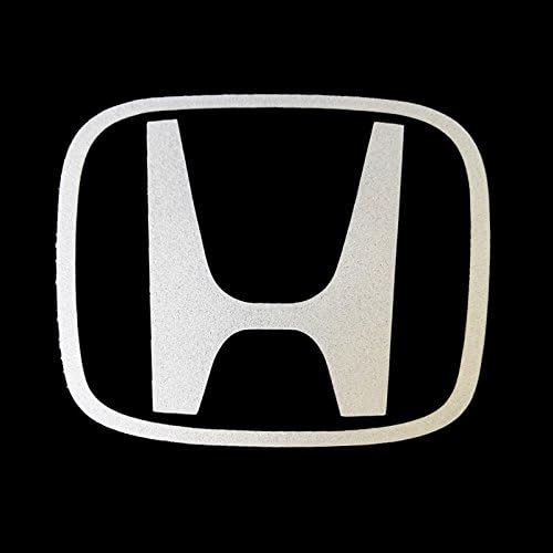 FixtureDisplays "Honda" Car Logo for Front Hood and Rear Trunk, Reflect Light, 2.2 x 1.8" 16805-Honda-NF STICKER/ Self Adhesive Label