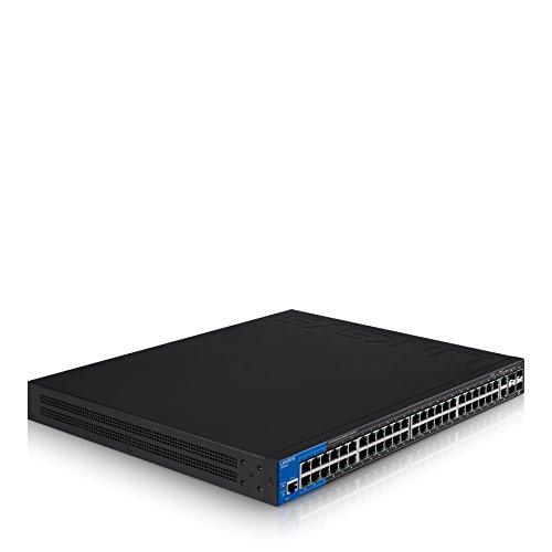 Linksys Business LGS552P 48-Port Gigabit PoE+ Managed Switch with 2 SFP Combo Ports + 2 SFP+ Ports