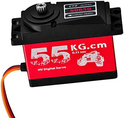 Yagii S0650 Waterproof Digital Metal Gear 55KG High Torque Servo For 1:5 RC Modle Car Parts Accessories