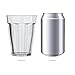 12-ounce Plastic Tumblers | set of 8 Clear