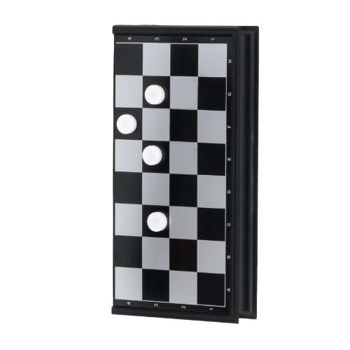 WE Games Magnetic Checkers Set -Small Travel Size