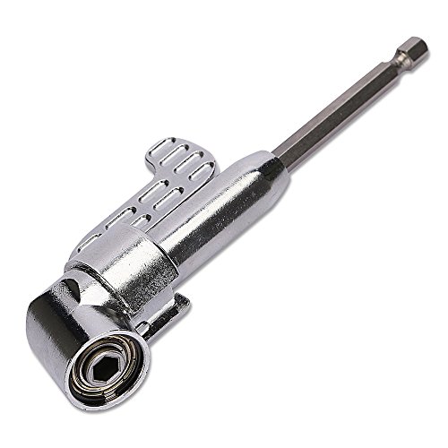 OCGIG 1/4 Inch 105 Degree Hex Shank Screwdriver Angled Bit Holder Power Drill Tool