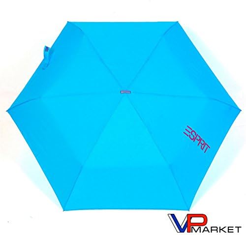 VVP Market Creative Fashion Small Lightweight Ultra-thin Colorful Folding Rain Compact Portable Pockets Umbrella Novelty Items Parasol for Sports Travel Daily Life (Blue)