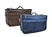 Hoxis Purse Insert Organizer, Expandable,10.6” X 6.3” with Handles (Set of 2B)