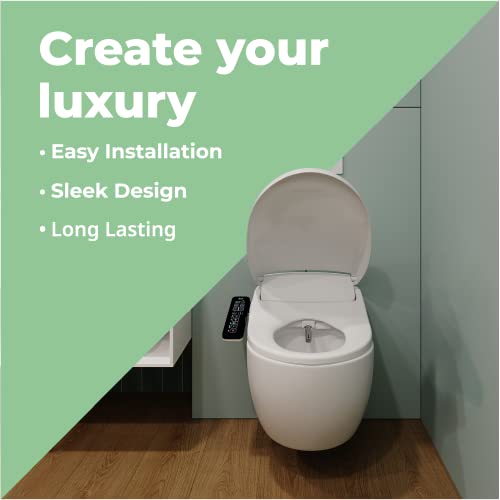 Inus N32 Electric Heated Bidet Toilet Seat Elongated, Warm Water, Smart