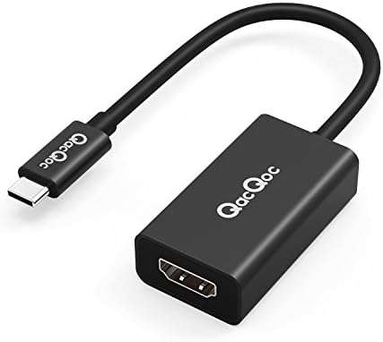 TICTID USB C to HDMI, Aluminium USB 3.1 Type C (USB-C) to HDMI Adapter, Supports 4K/60Hz, for MacBook/MacBook Pro/ Dell Alienware and More USB-C Devices (QC-A06H)