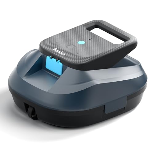 (2026 New) Pondee X2 Robotic Pool Vacuum, Cordless Pool Cleaner with 200-Min Runtime, Auto-Parking, 3.3h Fast Charging, for Above-Ground & Flat-Bottom Inground Pools up to 1290 sq.ft, Blue