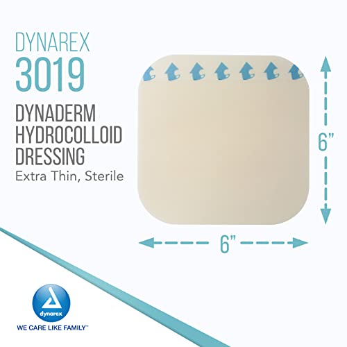Dynarex DynaDerm Hydrocolloid Dressings, Sterile Moist Bandages Used