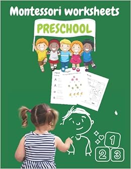 montessori worksheets preschool workbook ages 3 to 7 numbers 1 10 alphabet pre writing following directions big workbook practice for kids with montessori reading workbook preschool noyce nadine h 9798547377112 amazon com books