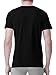 DAVID ARCHY Men's Undershirt Bamboo Rayon Moisture-Wicking Black T-Shirts Stretch Crewneck Tees for Men, 3-Pack (L, Black)