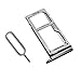 Draxlgon Dual/Single SIM Card Tray Slot Holder + Micro SD Memory Sim Holder Adapter for Galaxy Note9 Note 9 N960 N9600 N960F SM-N960U SM-N960F/DS Black 2 sim