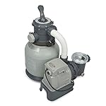 Intex Krystal Clear Sand Filter Pump for Above Ground Pools, 12-inch, 110-120V with GFCI