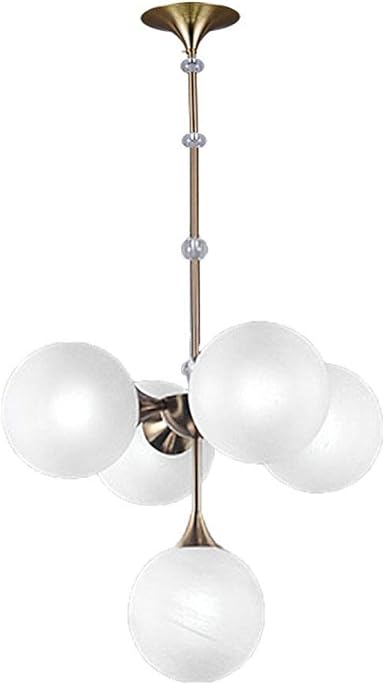 E27 Sputnik Kronleuchter Bronze Finish Mitte des Jahrhunderts Moderne