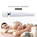 Personal Wand Massager, FLSLHS Handheld Muscle Massager with 30 Pulsation Patterns Quiet for Neck Shoulder Back Body Massage, Corded,White