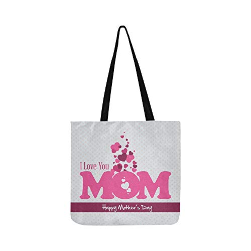 Mothers Day Design Vector Illustration Eps Grap Canvas Tote Handbag Shoulder Bag Crossbody Bags Purses For Men And Women Shopping Tote