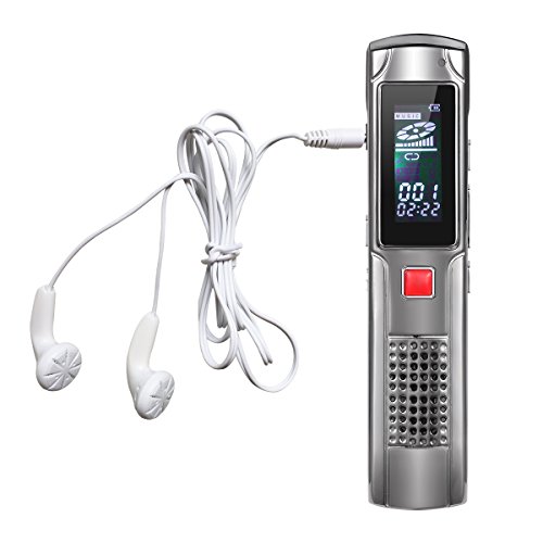 MYMAHDI-Digital-Voice-RecorderMP3-PlayerActivated-Audio-RecorderUSB-Rechargeable-Dictaphone-with-8GB-Internal-Memory-up-to-550-hours-of-high-qulity-recording