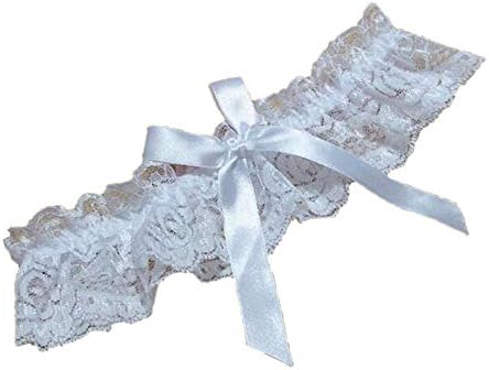 Wedding Bridal Garter for Women Sexy Lace Satin Bowknot Leg Foot Ring Stretch Prom Garters Set Lingerie