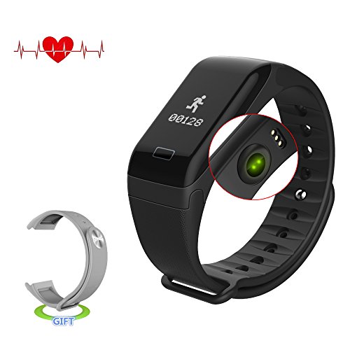 Antimi Fitness Tracker,Smart Watch IP67 Sweatproof Smart Band with Sleep Heart Rate Blood pressure monitoring blood oxygen monitoring Monitor Pedometer Bracelet for Android ios